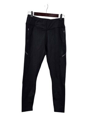 baleaf MED NWT Black Athletic Zip Pocket Leggings